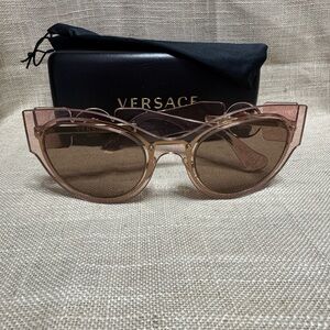 Versace Rose Gold Sunglasses